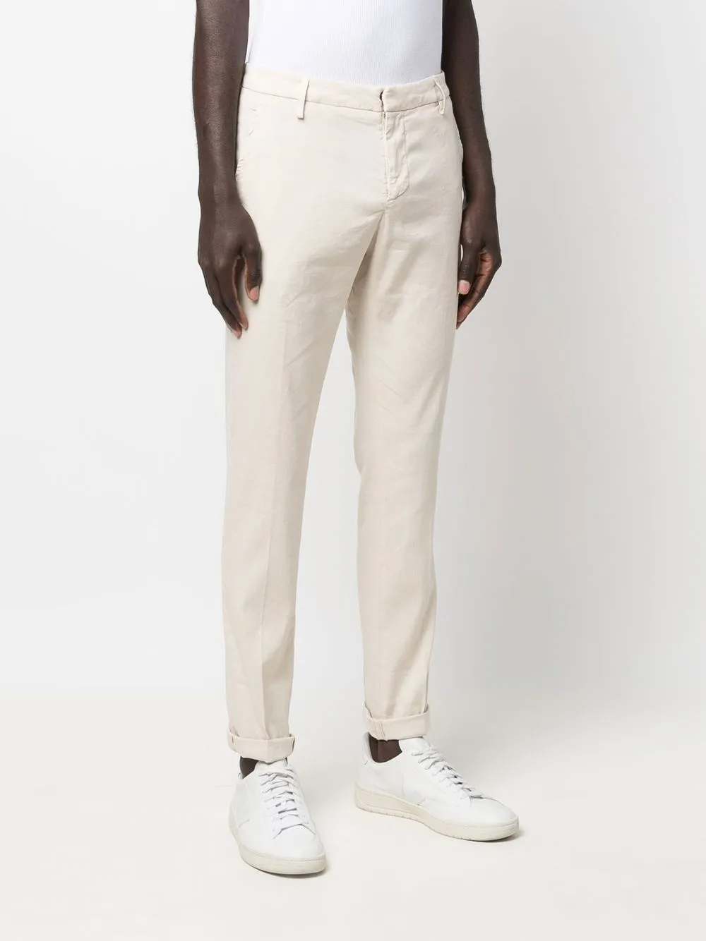  Dondup Schmale Chino   Nude 