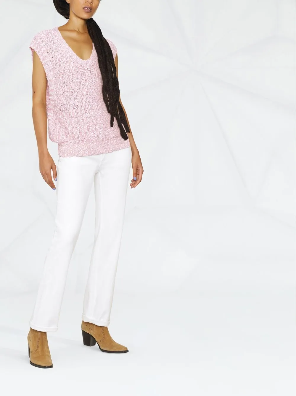 Ferragamo knitted bouclé top | Knitted Tops | Image 2
