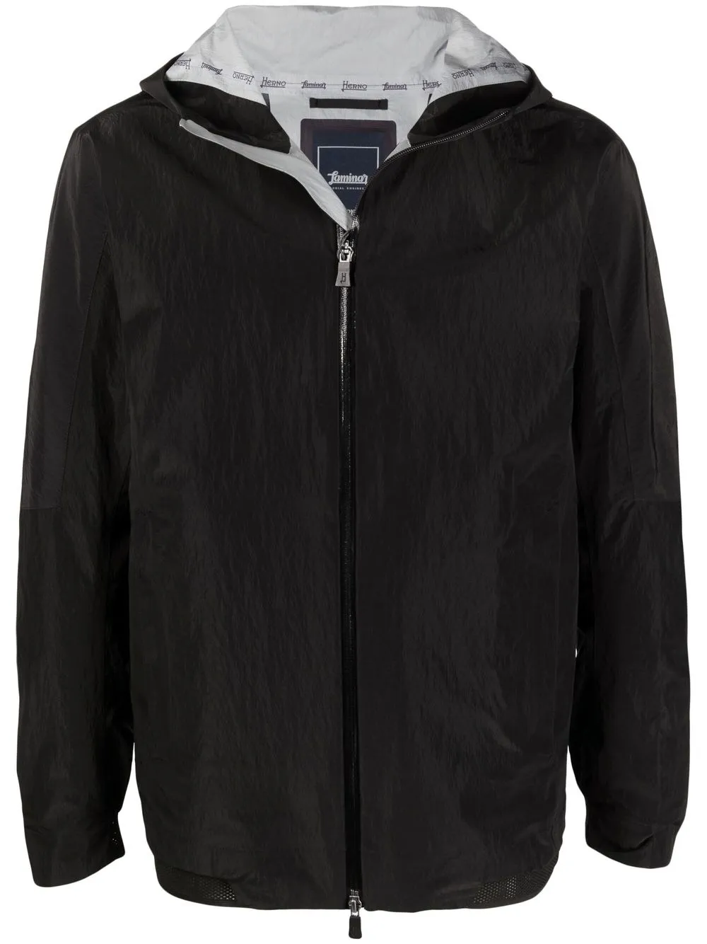 

Herno hooded zip-up jacket - Black