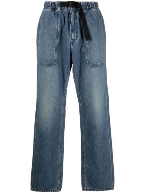 AMBUSH - elasticated-waist belted jeans