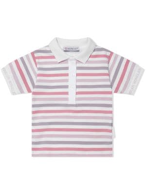 Farfetch Mädchen Kleidung Tops & Shirts Shirts Poloshirts Embroidered-pattern detail polo shirt 