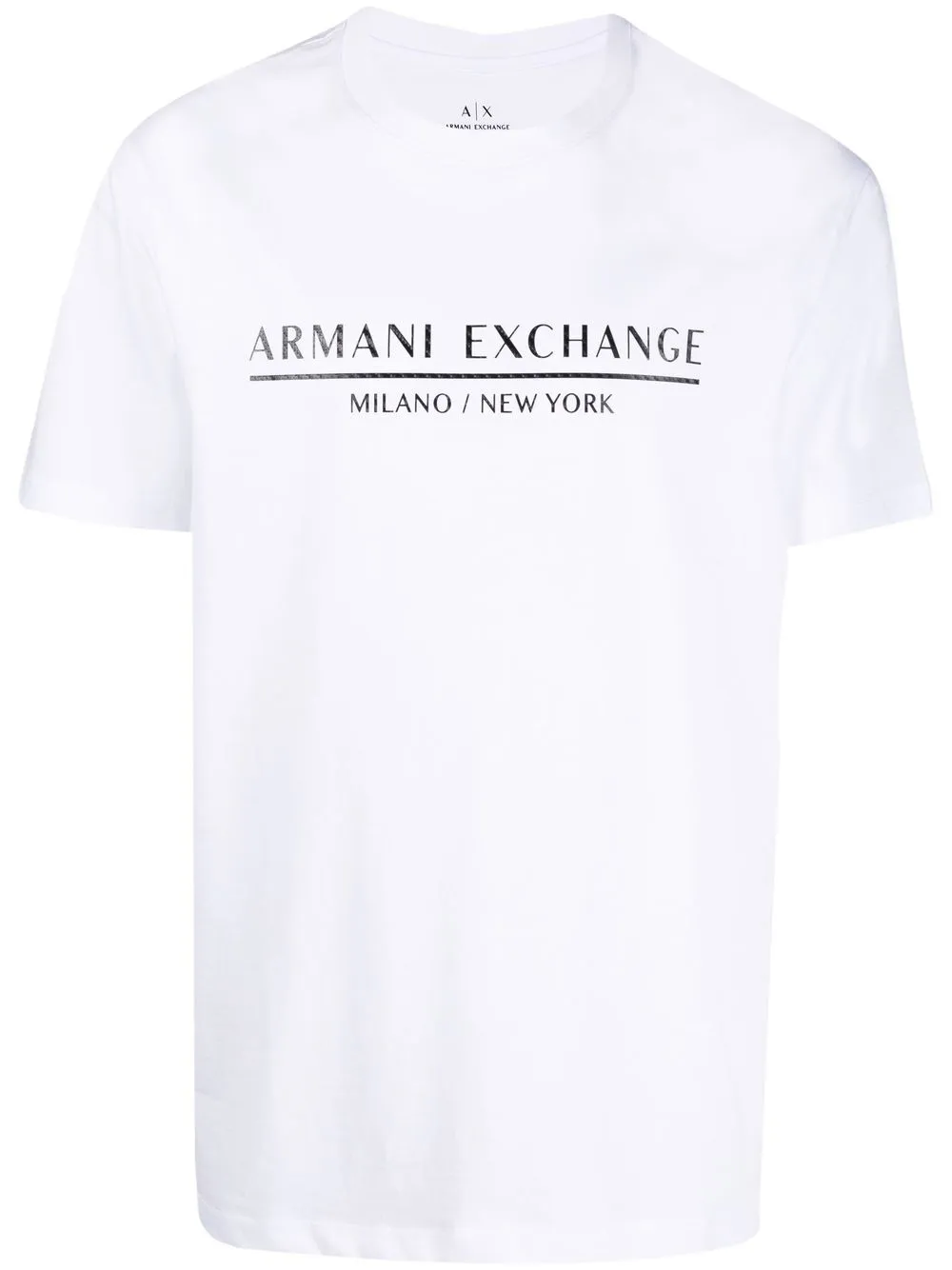 

Armani Exchange logo-print cotton T-Shirt - White