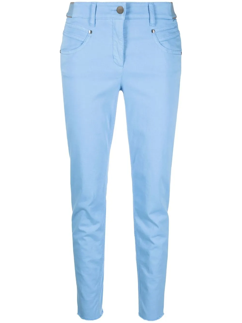 

Luisa Cerano pantalones slim con bolsillos - Azul