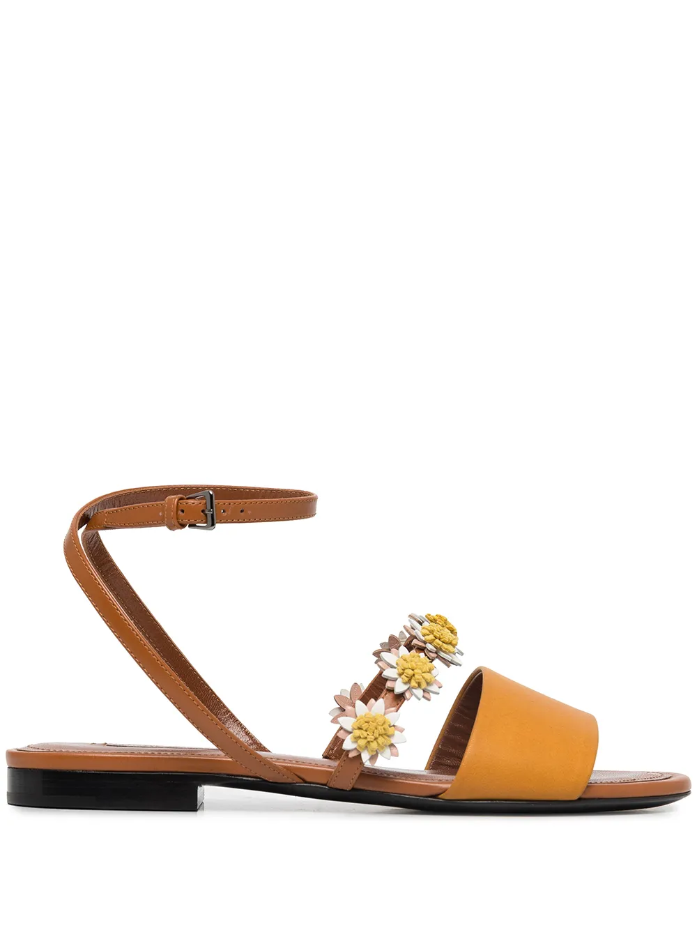 

Fabrizio Viti floral detail sandals - Gold