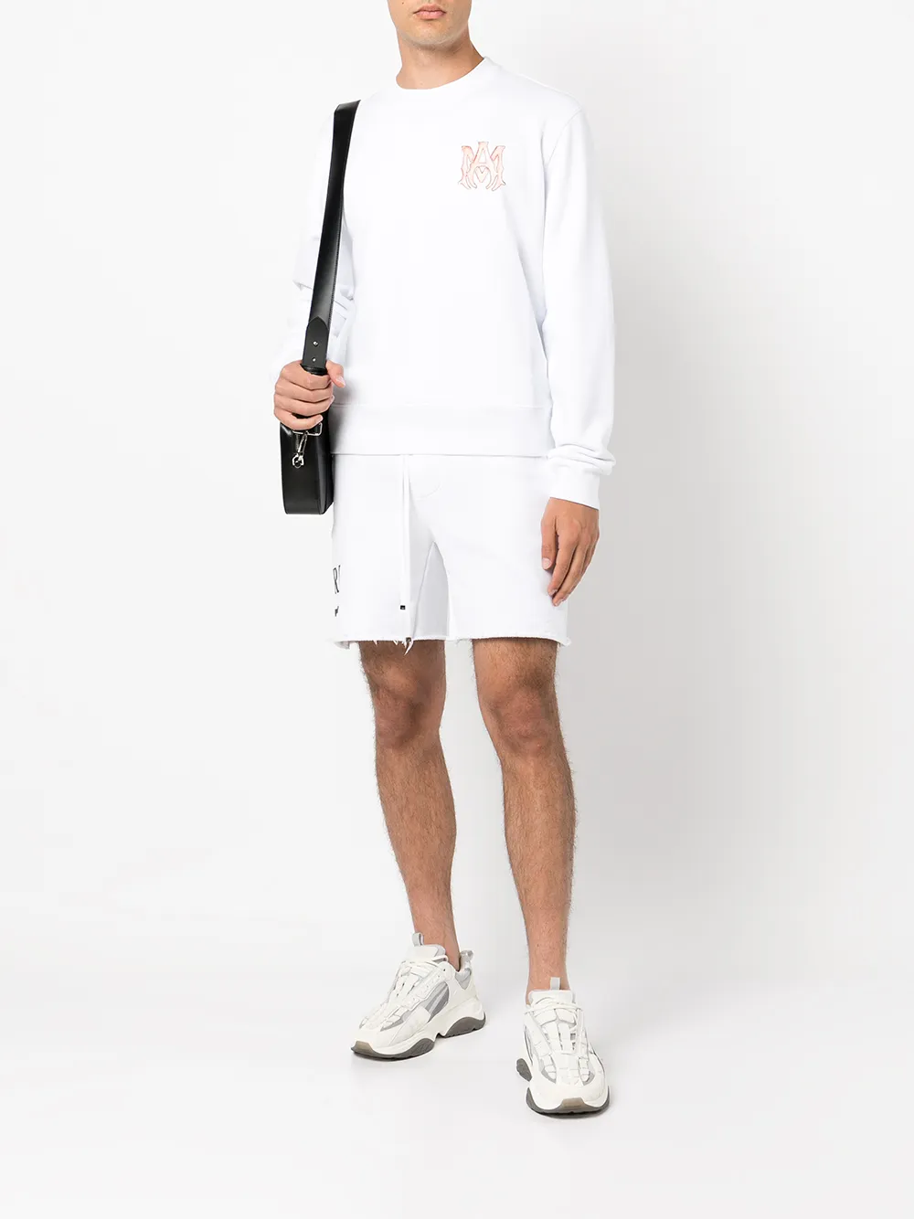AMIRI Sweater met logo - Wit