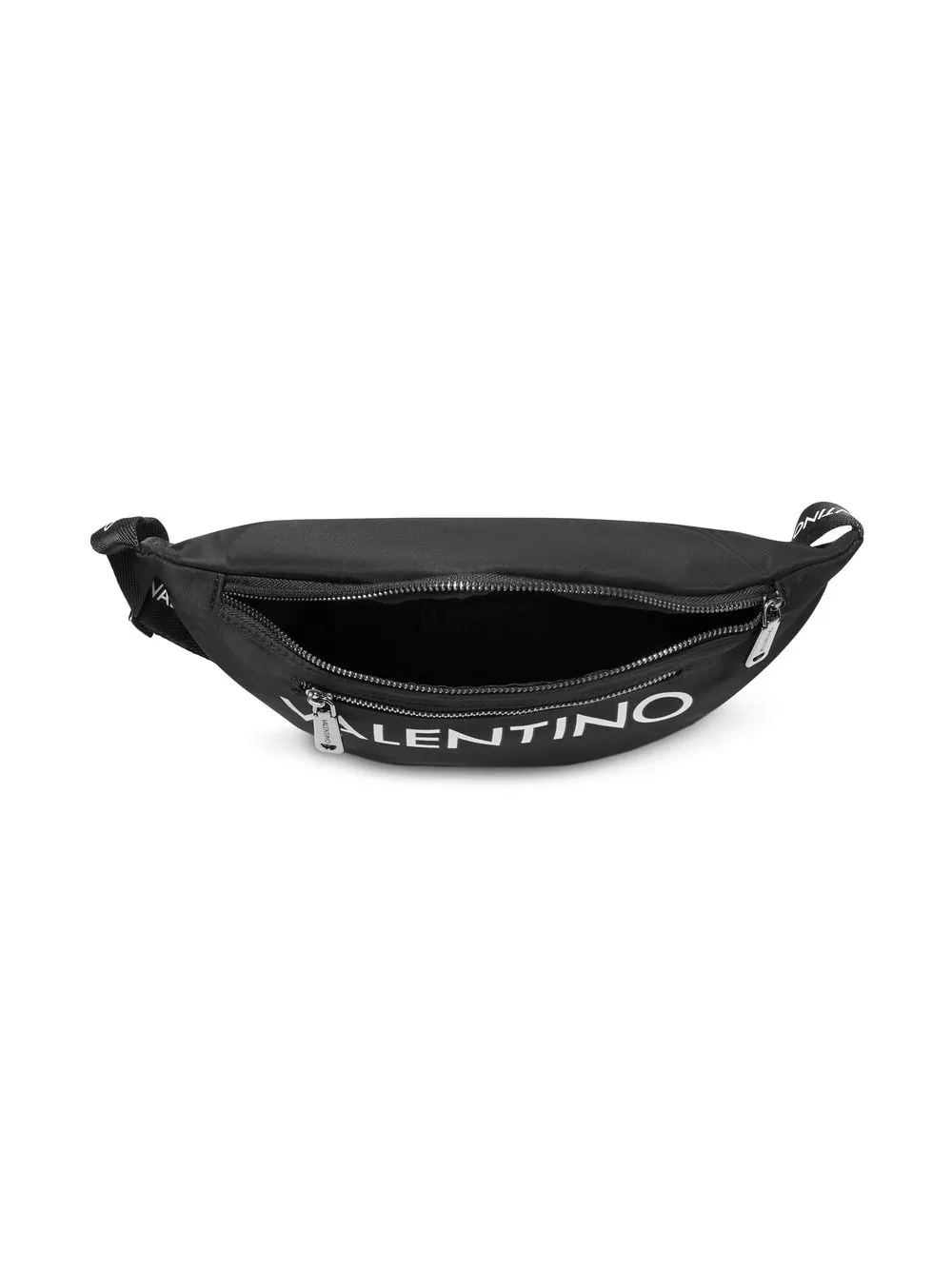 Valentino Logo-print Belt Bag In 黑色