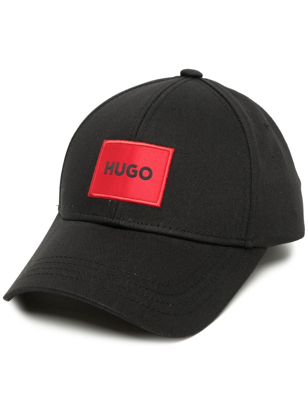 HUGO logo-patch Cotton Cap - Farfetch