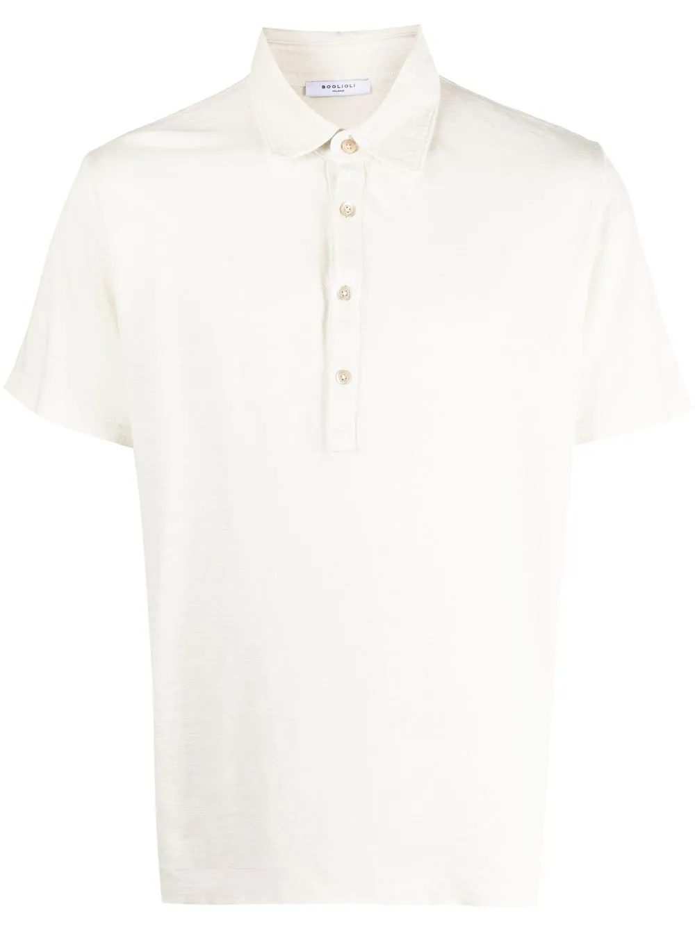 

Boglioli playera tipo polo manga corta - Blanco