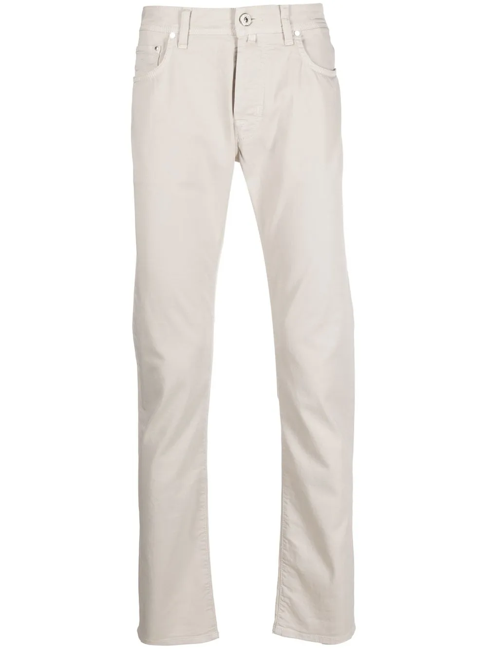 

Jacob Cohën straight-leg mid-rise jeans - Neutrals