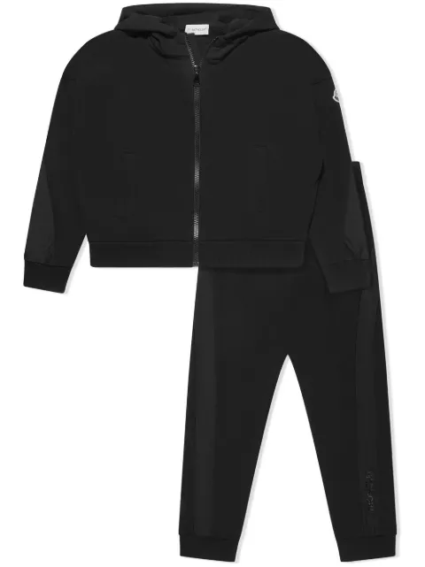 Moncler Enfant logo-patch tracksuit set