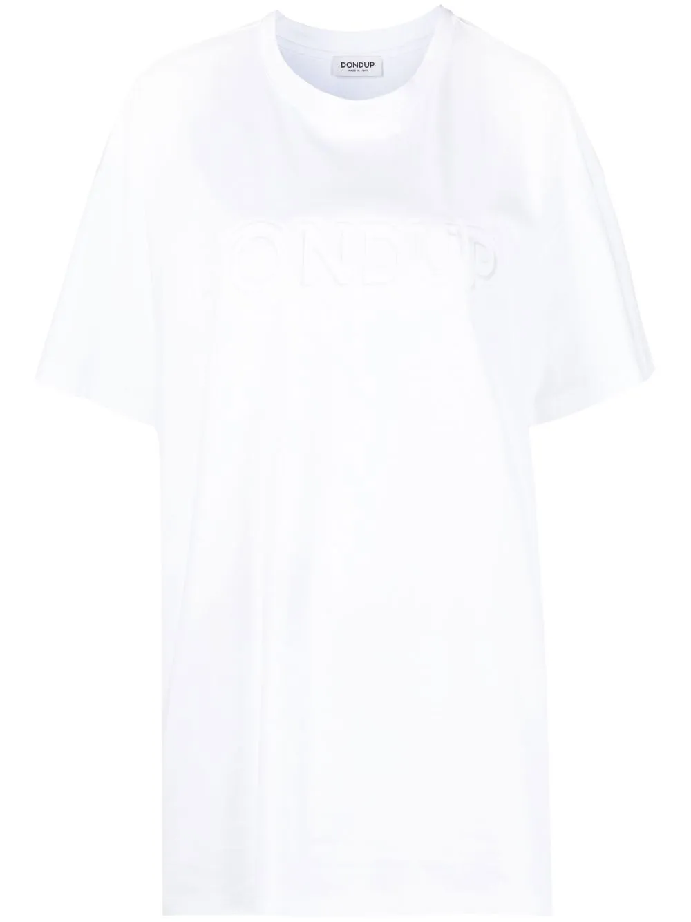 

DONDUP playera con logo en relieve - Blanco