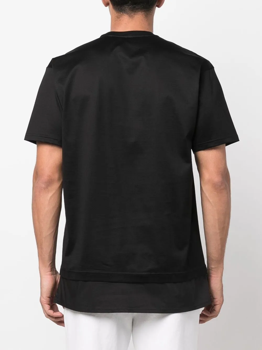 Logo-Patch Layered T-Shirt
