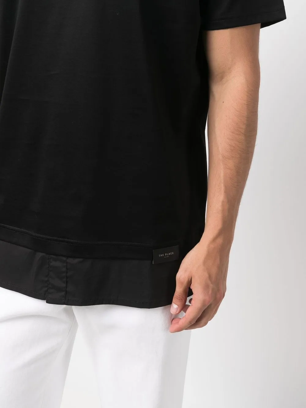 Logo-Patch Layered T-Shirt