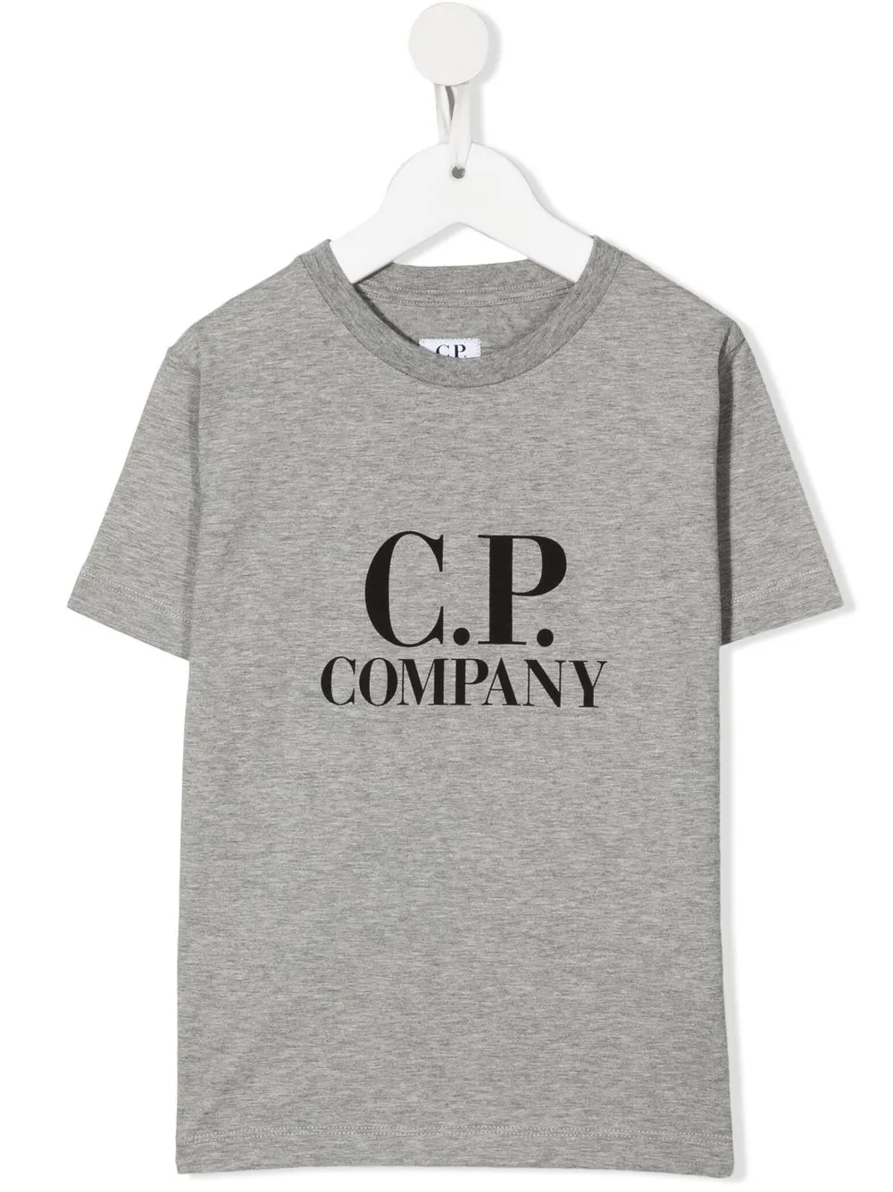 

C.P. Company Kids playera con logo estampado - Gris