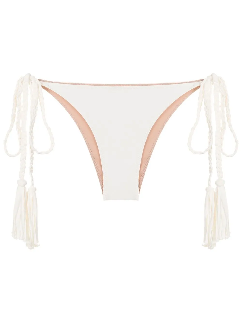 

Clube Bossa rope detail bikini bottoms - White