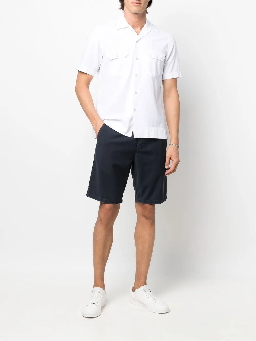 Myths Shorts op knielengte - Blauw
