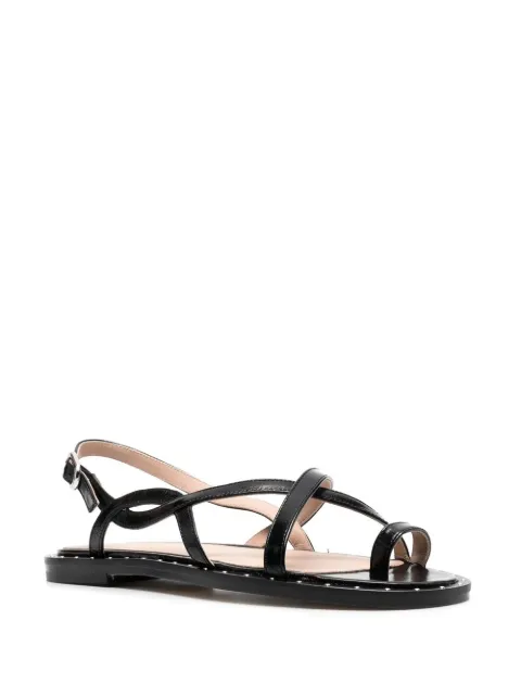Scarosso Carol patent-leather sandals CAROLSANDBLAPATE - 1