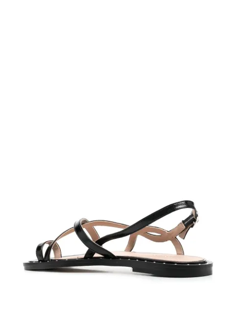Scarosso Carol patent-leather sandals CAROLSANDBLAPATE - 2
