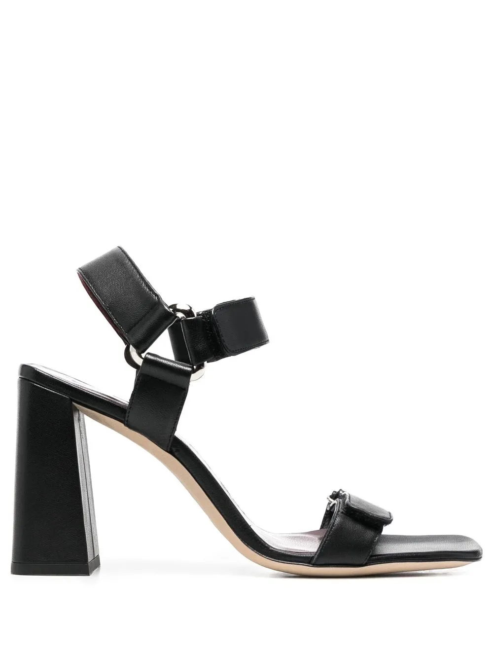 

STAUD 95mm open-toe sandals - Black