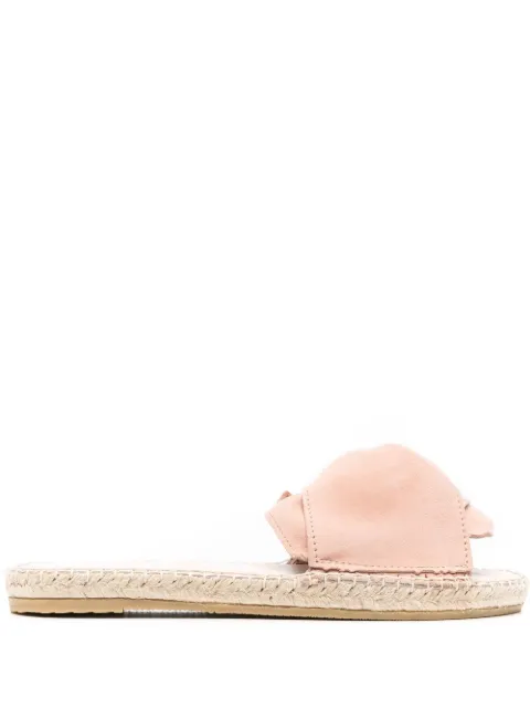 Manebi sandalias slip-on con detalle de nudo