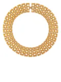 Susan Caplan Vintage 1970s Napier chain-link choker necklace - Gold