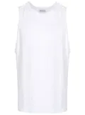 Amir Slama embroidered logo tank top - White