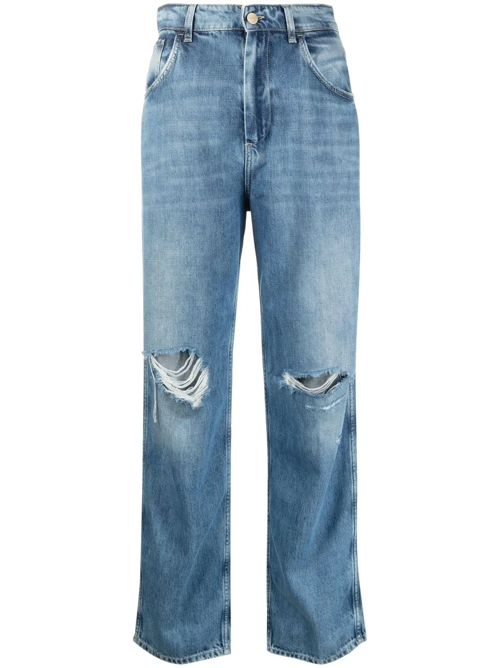 

LIU JO high-rise straight-leg jeans - Blue