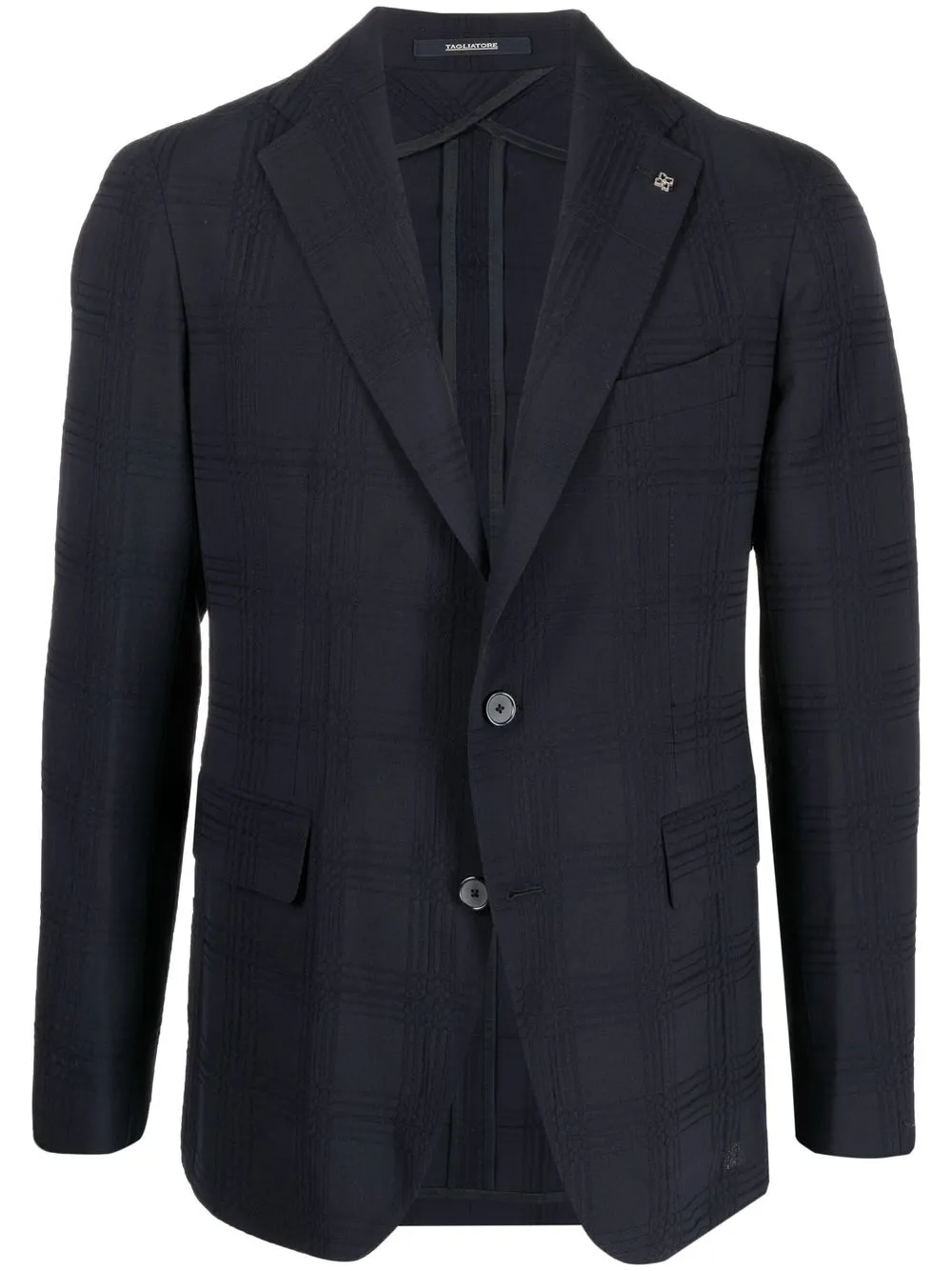 

Tagliatore blazer con botones y solapas de muesca - Azul