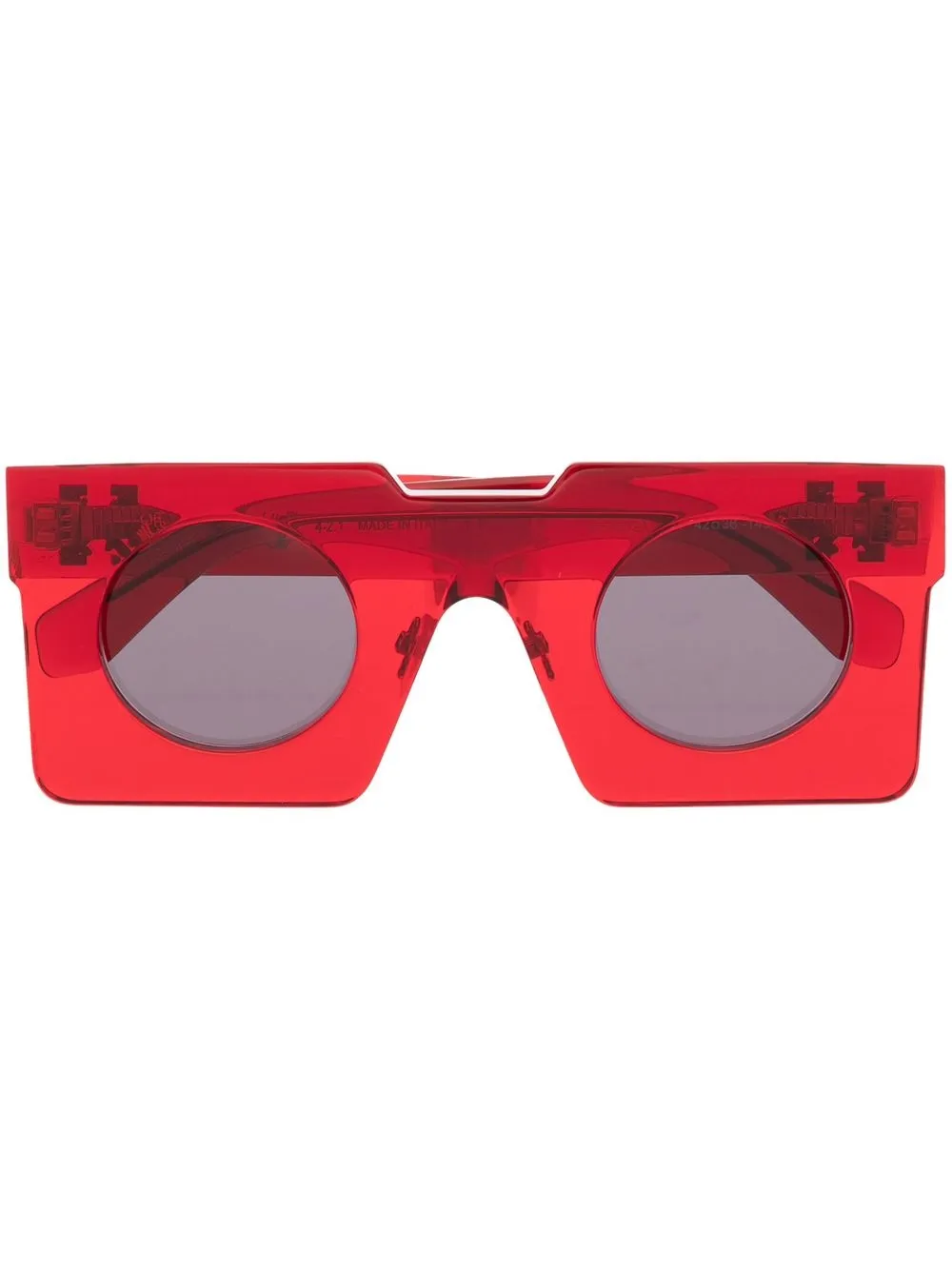 

Off-White The Pantheon square-frame sunglasses - Red