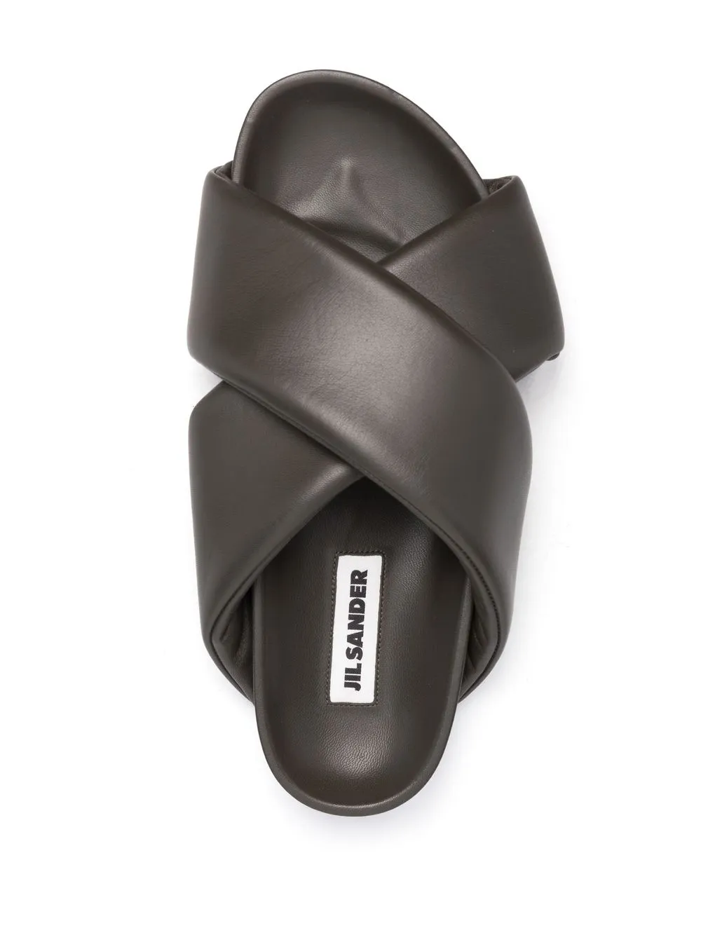 Jil Sander Leren sandalen Groen