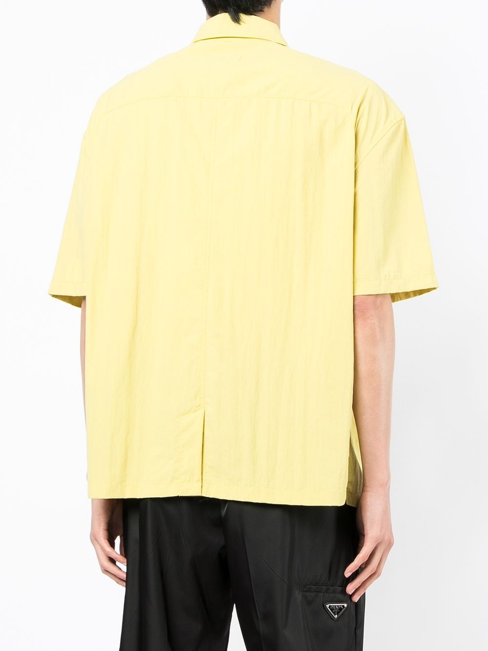 Shop A-cold-wall* Surface Short-sleeve Over-shirt In Yellow