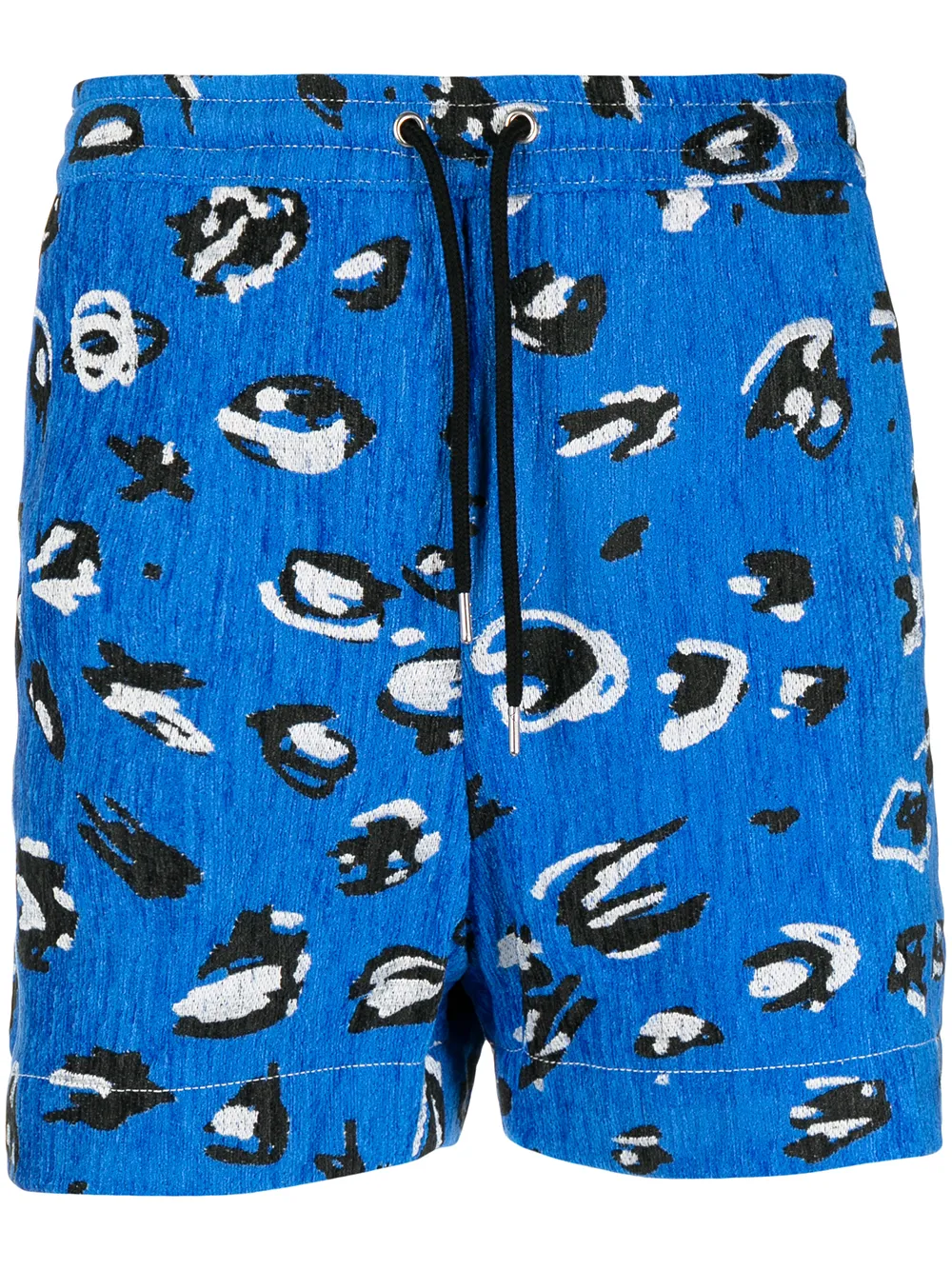 

Charles Jeffrey Loverboy shorts con estampado gráfico - Azul