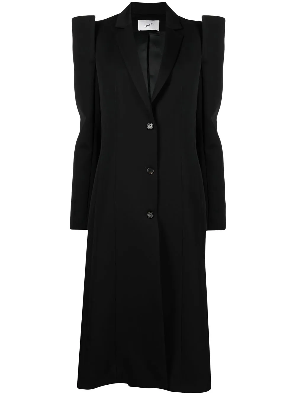 

Coperni fitted tailored-cut coat - Black