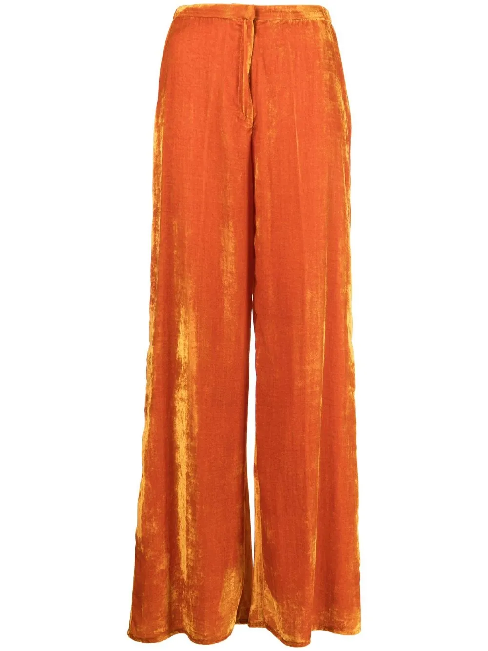 

Forte Forte velour wide-leg trousers - Orange