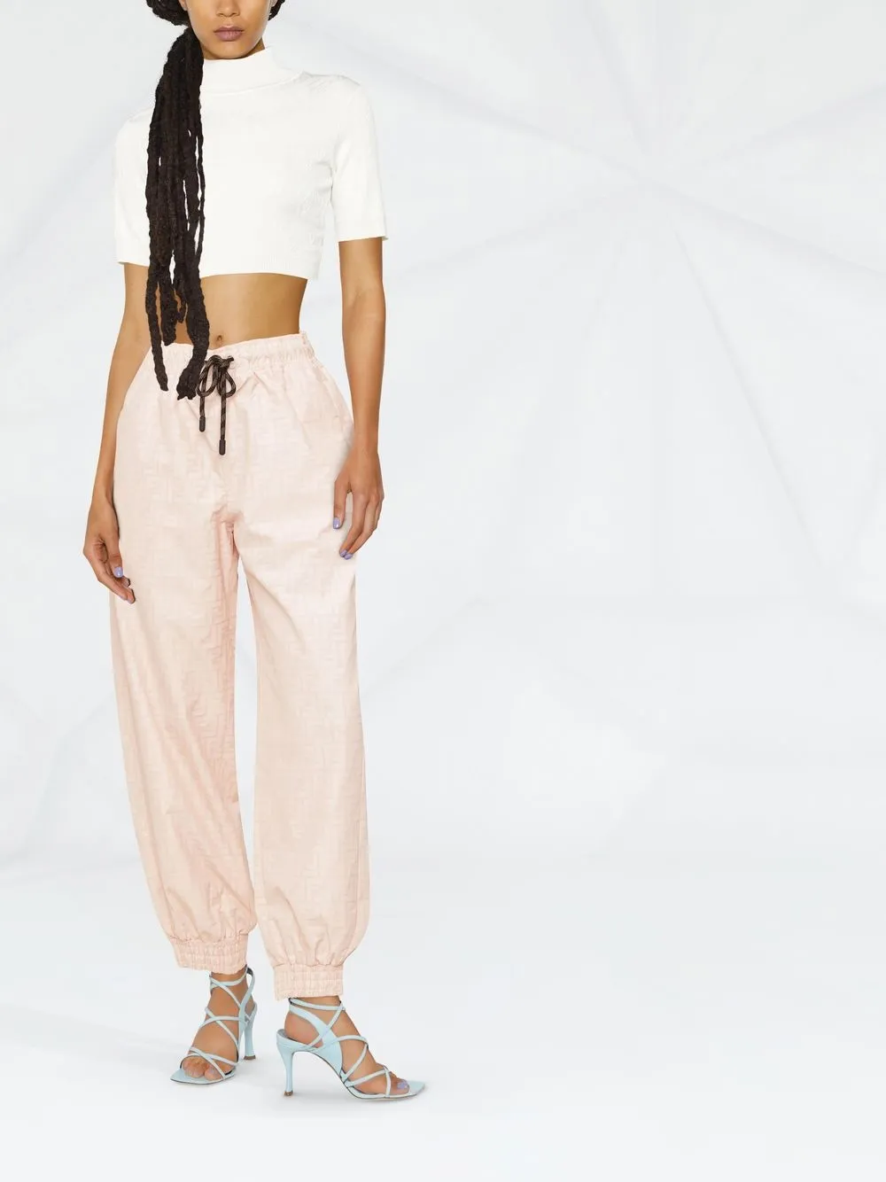 FENDI Straight trainingsbroek - Roze