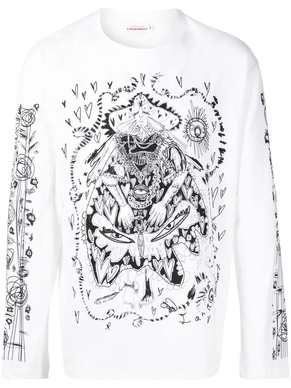 

Charles Jeffrey Loverboy top Icon - Blanco