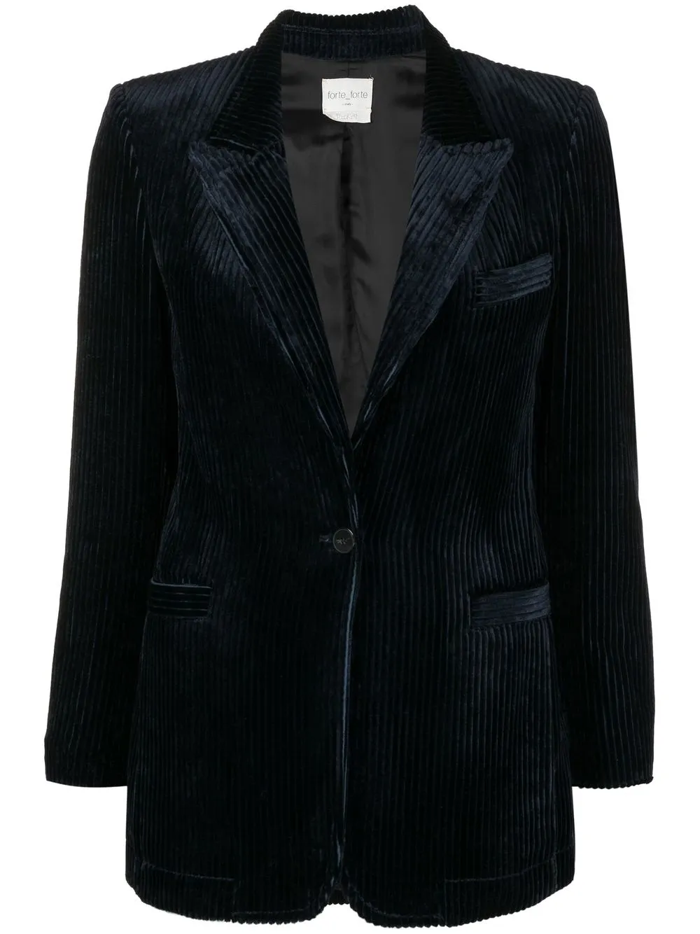 

Forte Forte blazer de pana con botones - Azul