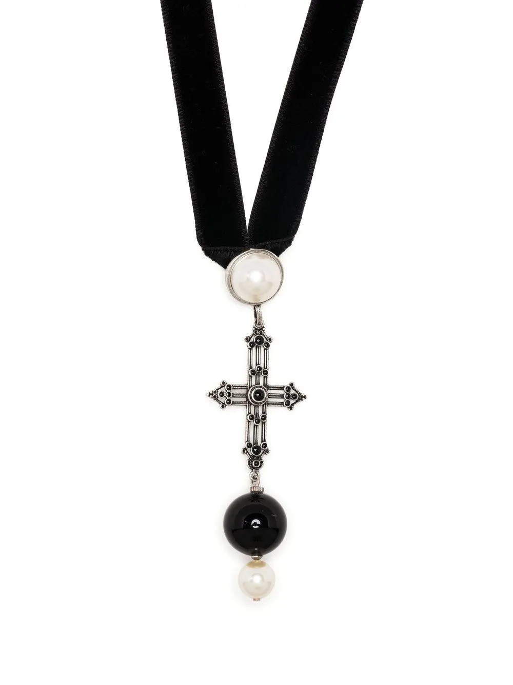 Saint laurent cross necklace Clearance
