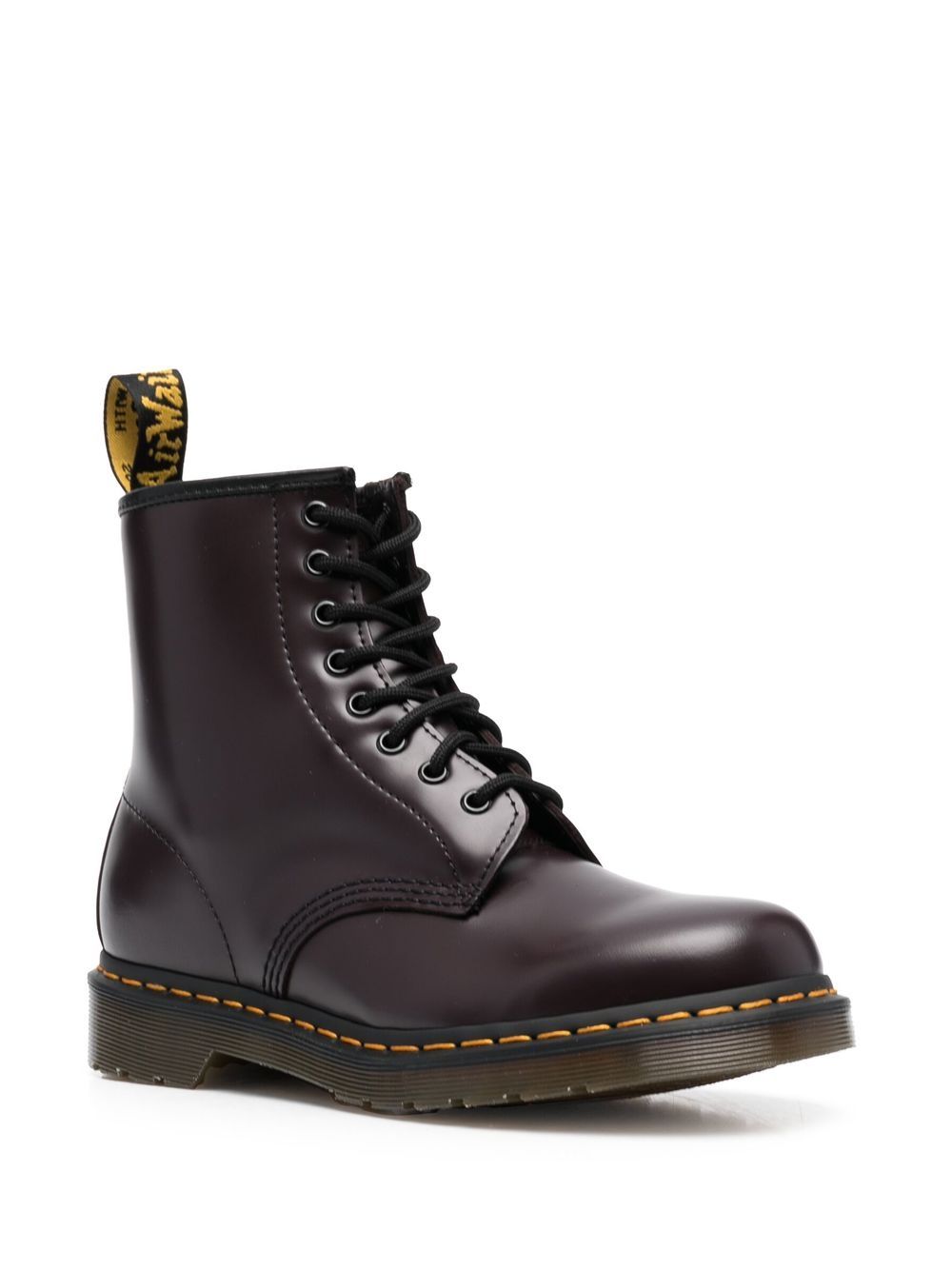 Shop Dr. Martens' 1460 Lace-up Leather Boots In Red