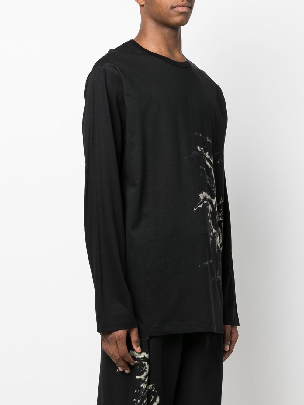 Yohji Yamamoto Graphic Print T-shirt - Farfetch