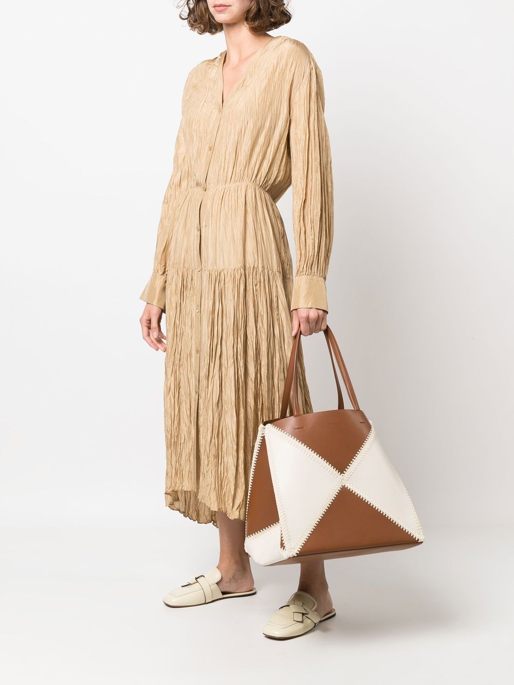 Nanushka Oversized shopper - Beige