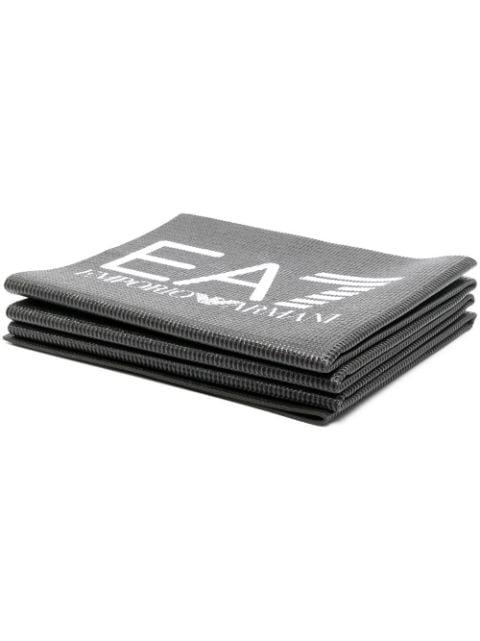 Ea7 Emporio Armani logo印花折叠瑜伽垫