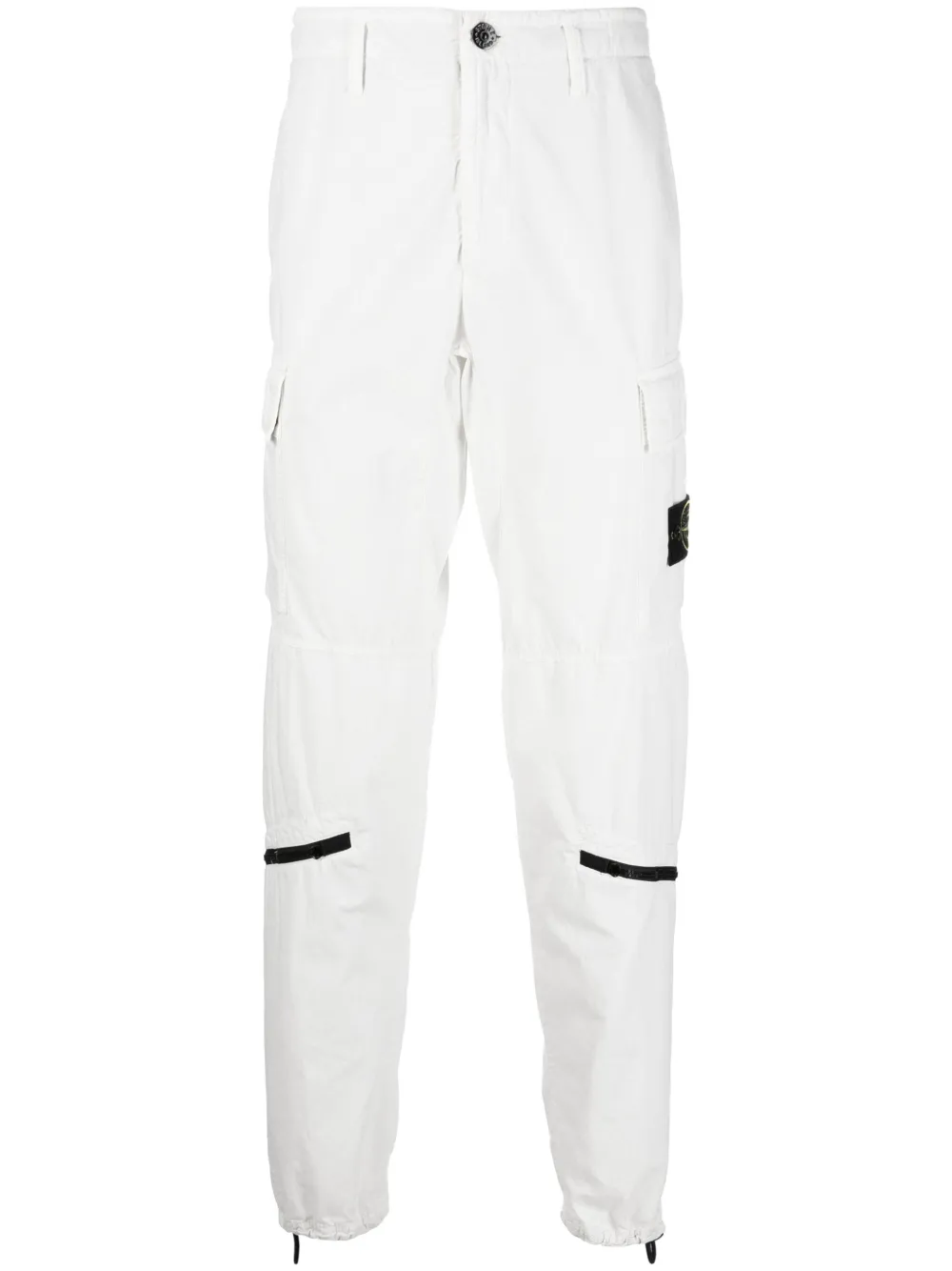 

Stone Island pants ajustados - Blanco