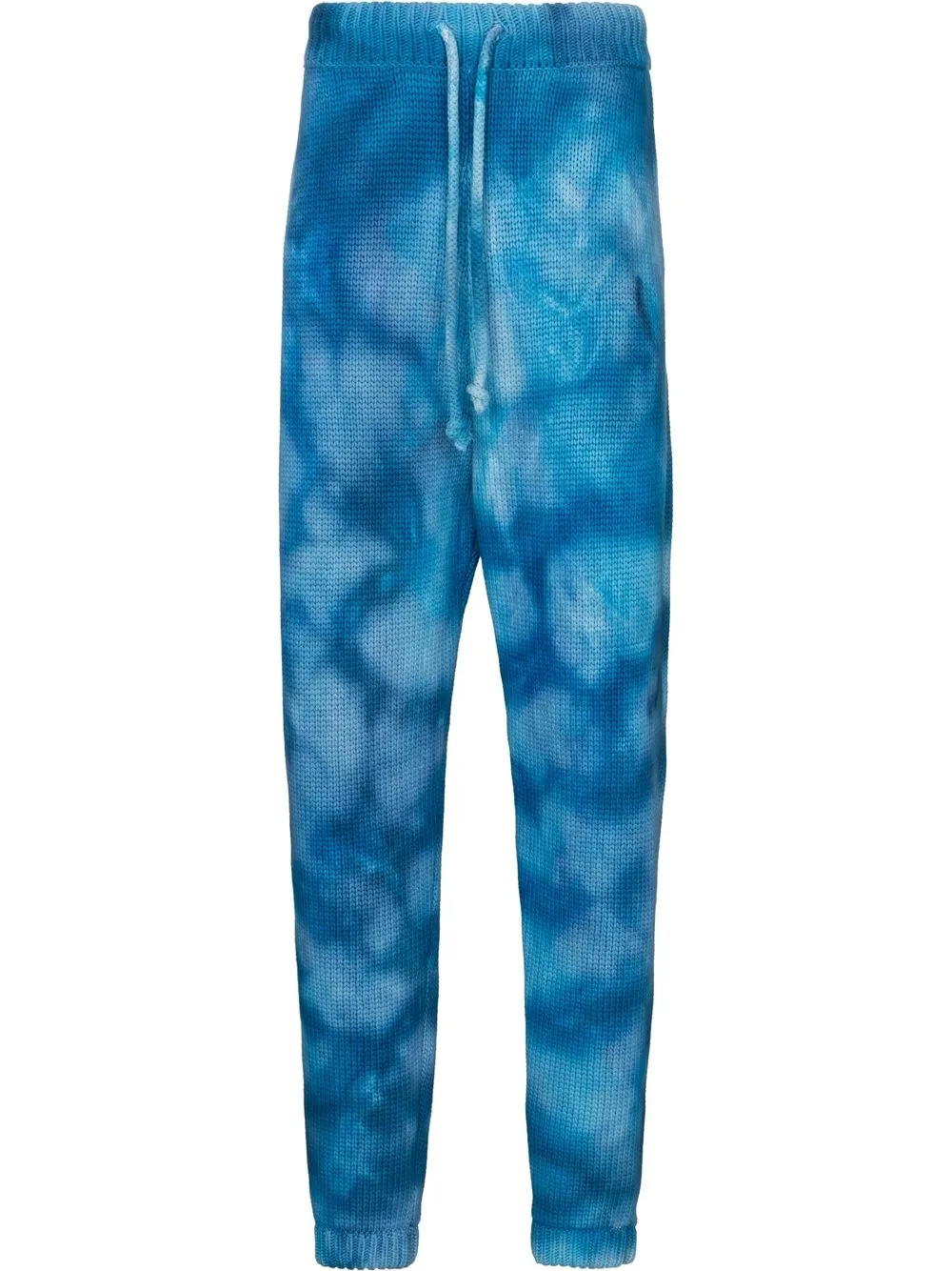 

CAMP HIGH knitted tie-dye trousers - Blue