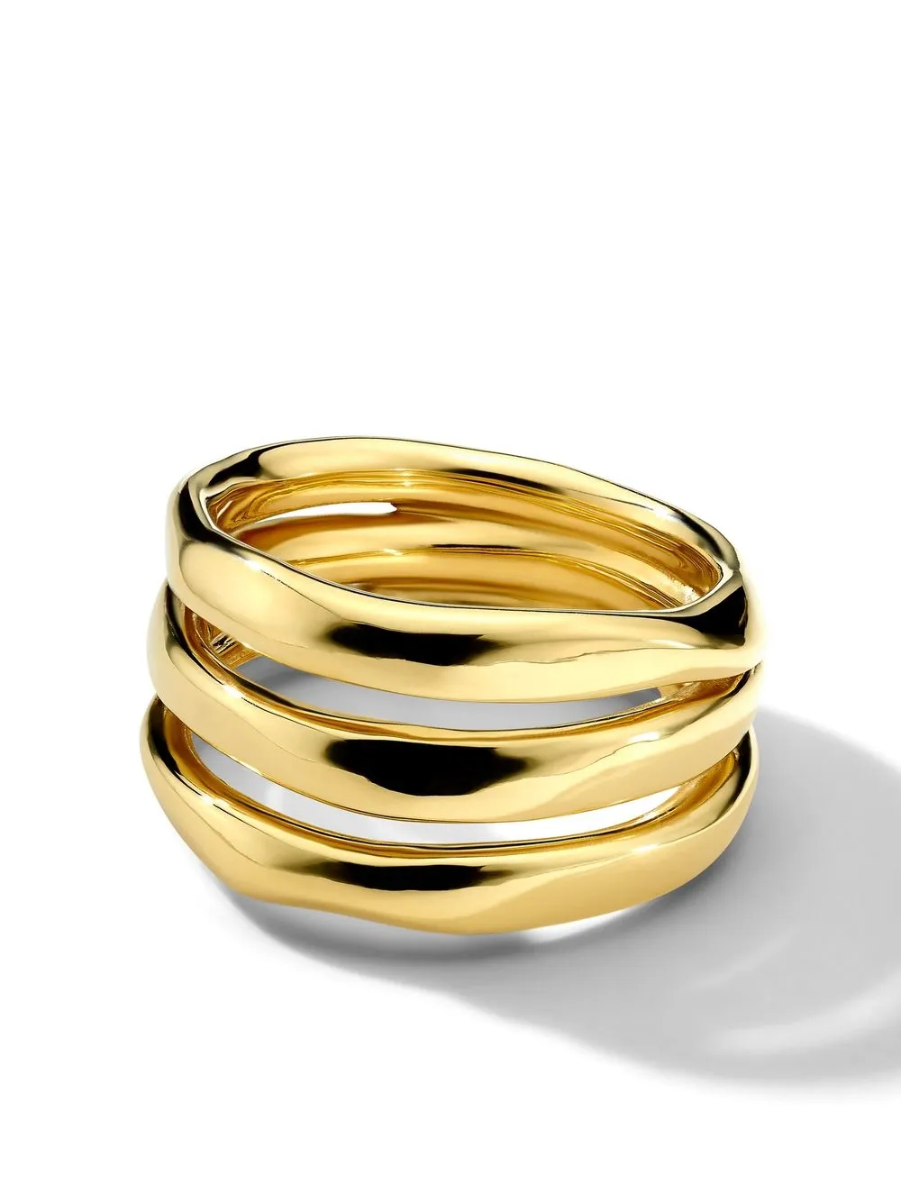 

IPPOLITA anillo Classic en oro amarillo de 18kt con triple banda - Dorado