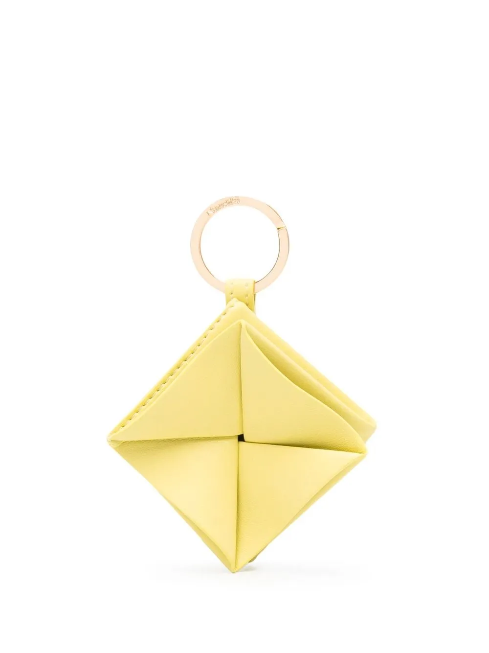 

Nanushka origami-design keyring - Yellow