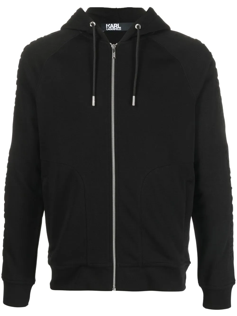 

Karl Lagerfeld hoodie con cierre - Negro