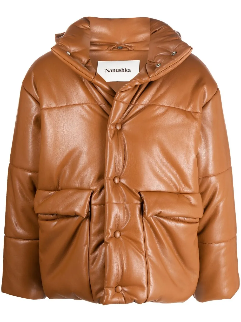 Nanushka store hide jacket