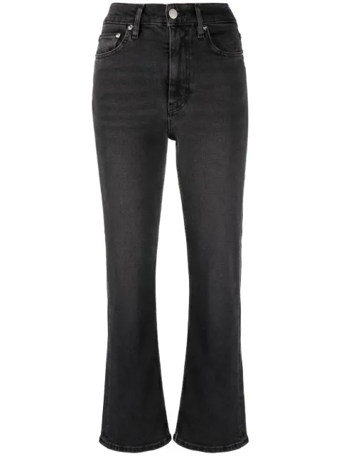 Maje Polima high-rise cropped jeans