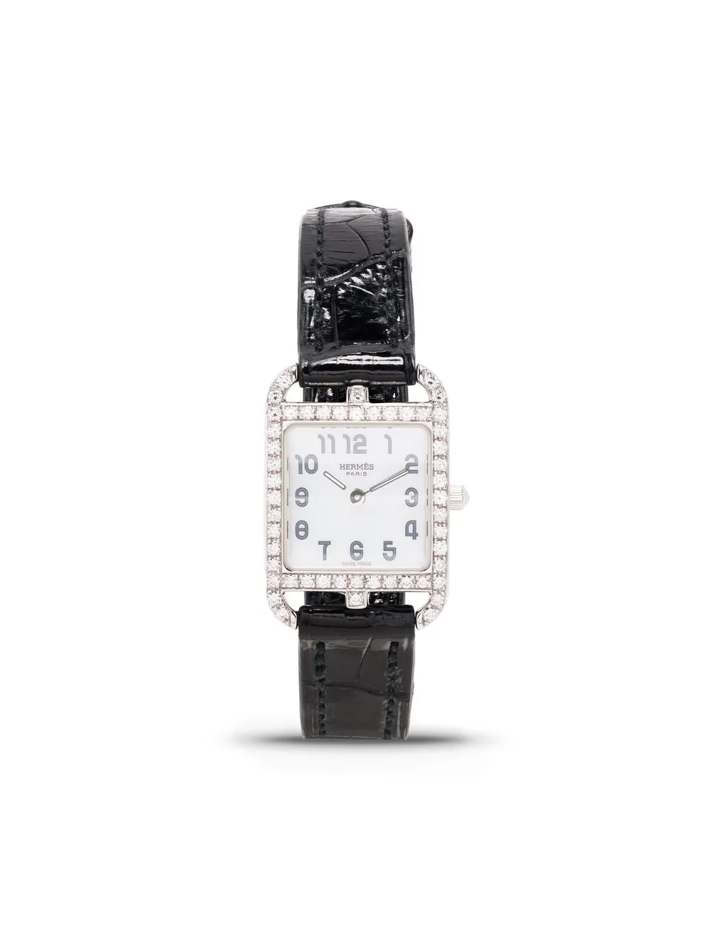 Pre-owned Hermes 2007  Cape Cod 27mm In Black